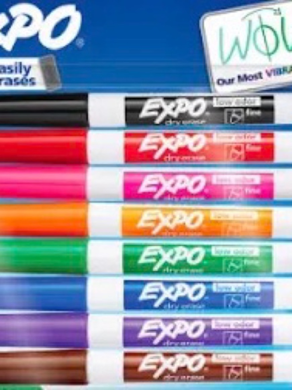Expo Fine point Colored Dry Erase Markers - Assorted Pack- Brand New Sealed